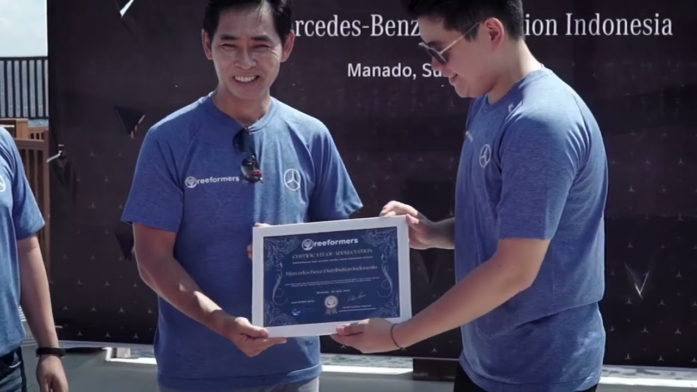 Mercedes-Benz and Reeformers Collaborate to Preserve Coral Reefs